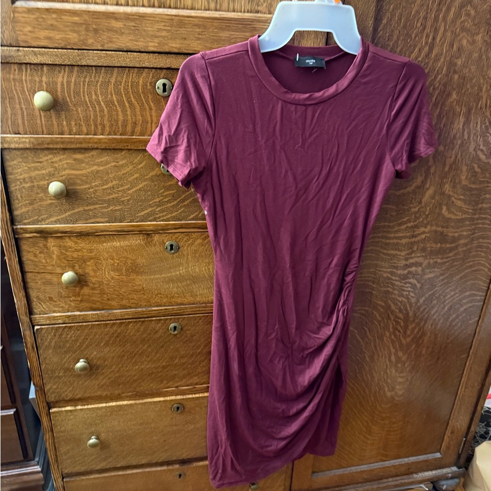 Myrna XSP Ruched Short Sleeve Dress